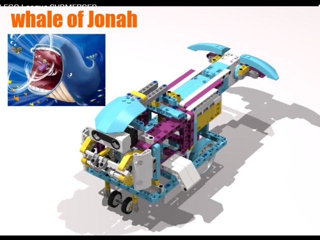 Lego Spike Prime whale of Jonah - YouTube