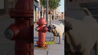 CACHORROS FAZEM XIXI EM HIDRANTES!!! 🐶🚰😮#shorts