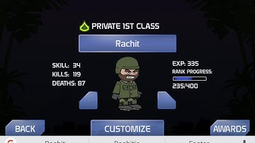 How to change name and customs in mini militia😃