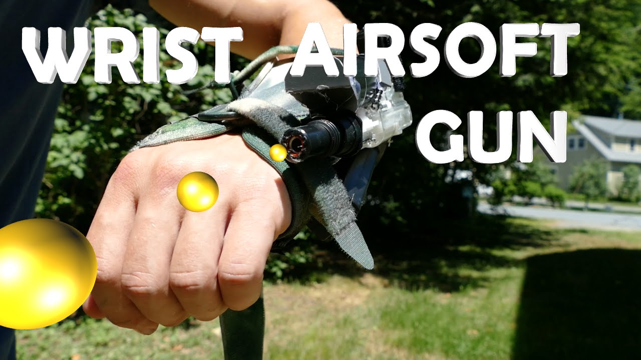 DIY Wrist Airsoft Gun! - Amazing Spy Gadget (Full Auto Electric) 