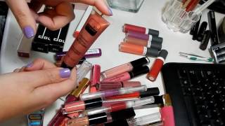 Fall Lip Gloss & Liner Declutter