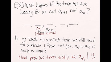 Sequence Notation and Subscripts Explained