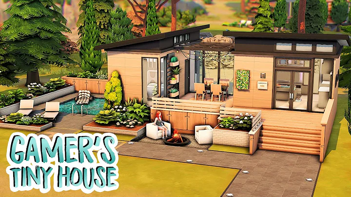 PROFESSIONAL GAMER'S TINY HOUSE  | The Sims 4 Spee...