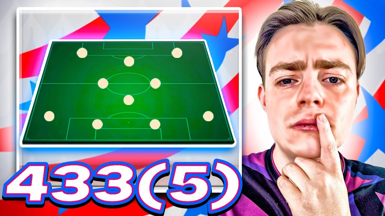 The BEST 433(5) Custom Tactics in FC24 ✅ 🔥