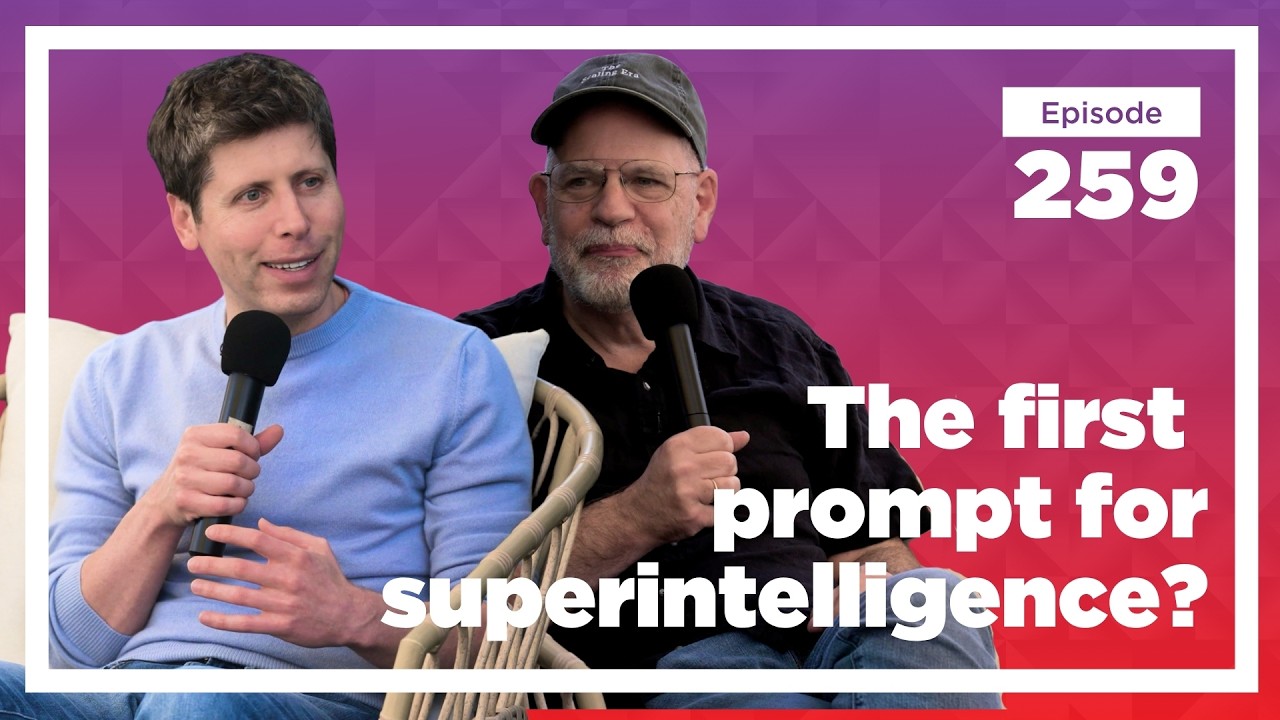 Sam Altman on Trust, Persuasion, and the Future of Intelligence - Live at the Progress Conference