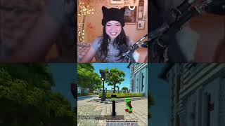 Jodi Tries to Rizz Celine and John in Minecraft 😭💀 #shorts