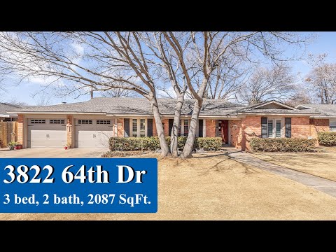 3822 64th Dr, Lubbock, TX home video tour