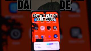 Turn on Dark Mode on Galaxy A15 #shorts #galaxya16 #galaxya56 #galaxya36 #galaxya15 #samsungs25ultra