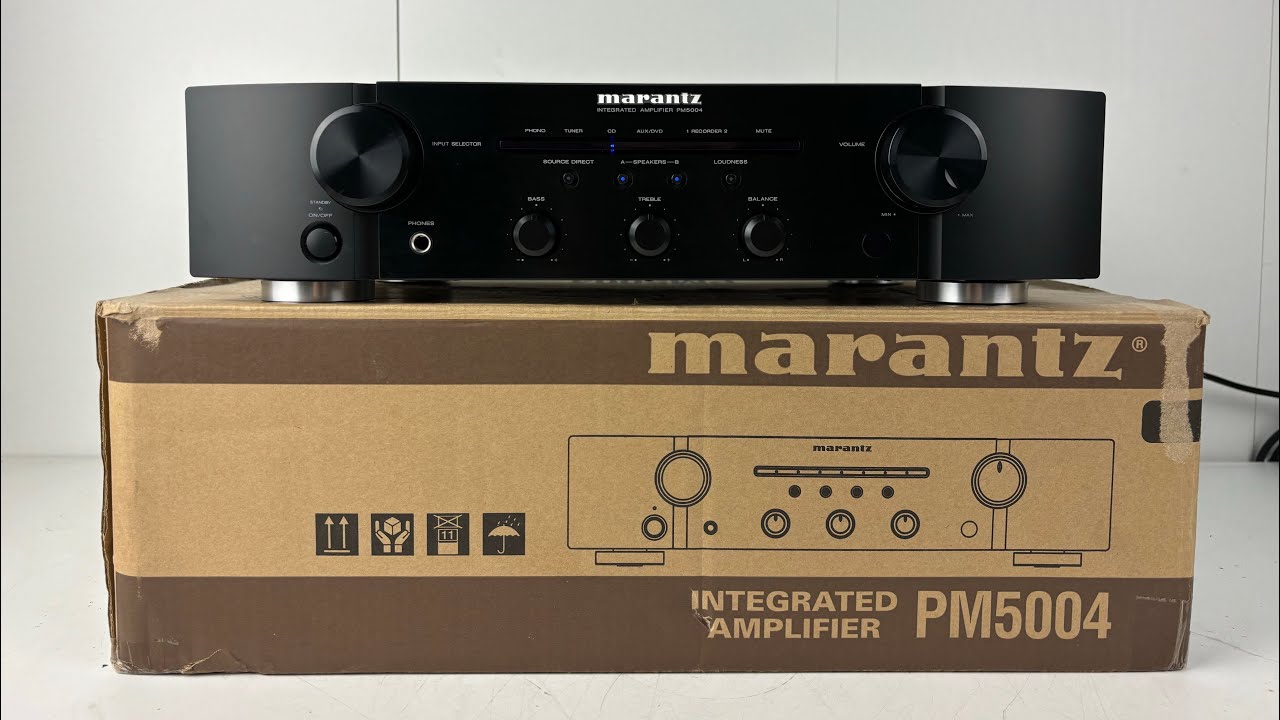 Marantz PM5004 Stereo Amplifier - YouTube