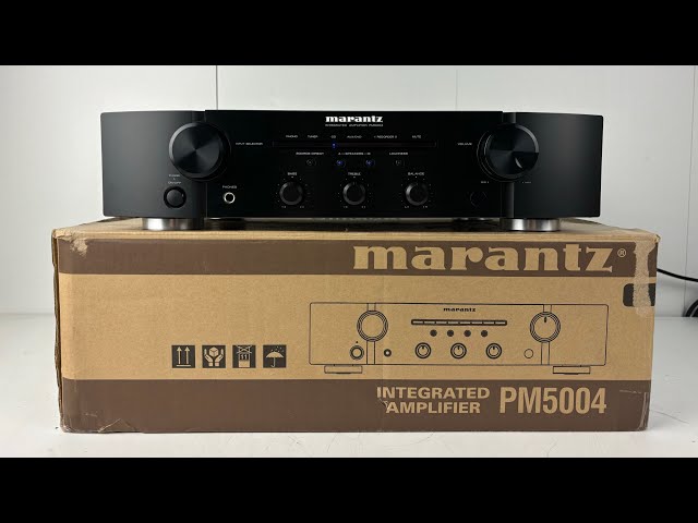 Marantz PM5004 Stereo Amplifier - YouTube