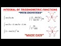 INTEGRAL OF TRIGONOMETRIC FUNCTIONS WITH IDENTITIES (MADE EASY) || BASIC CALCULUS