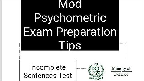mod psychometric examination | Psychometric test question and answer | mod jobs 2022| mod jobs