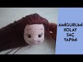 #amigurumiHair amigurumi kolay saç yapımı (How to make amigurumi hair)