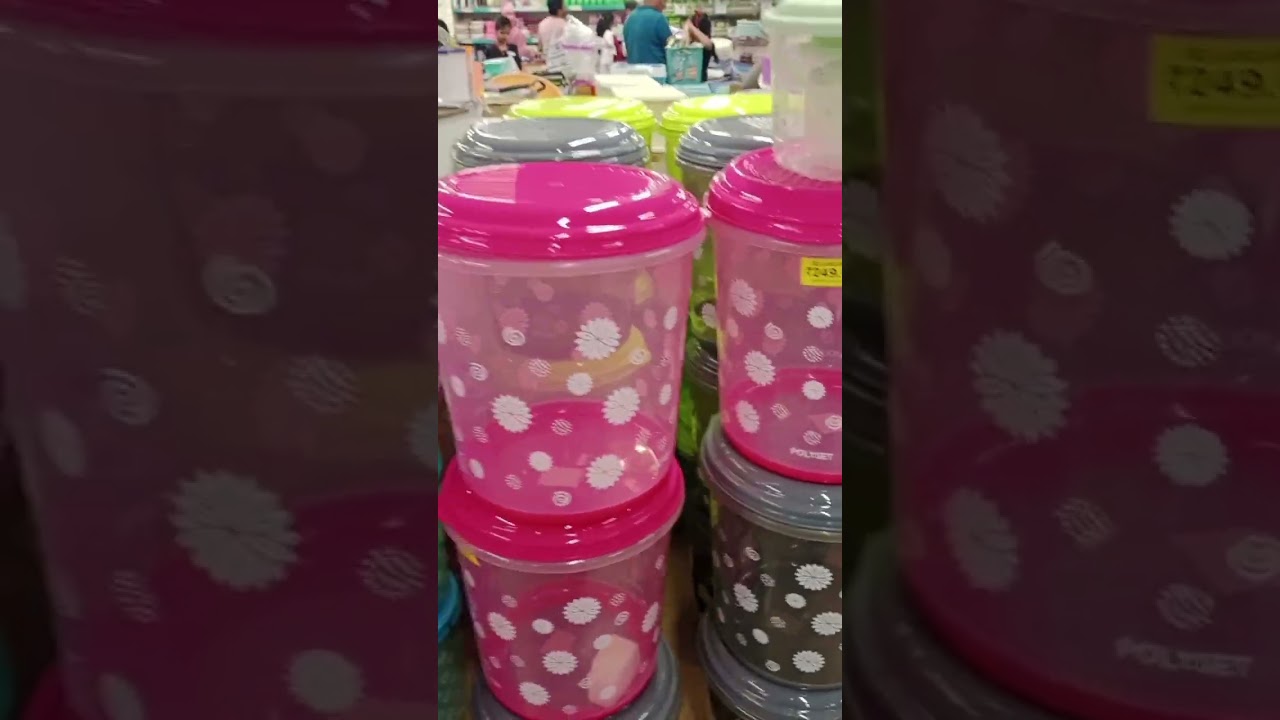 DMART Steel and plastic containers 