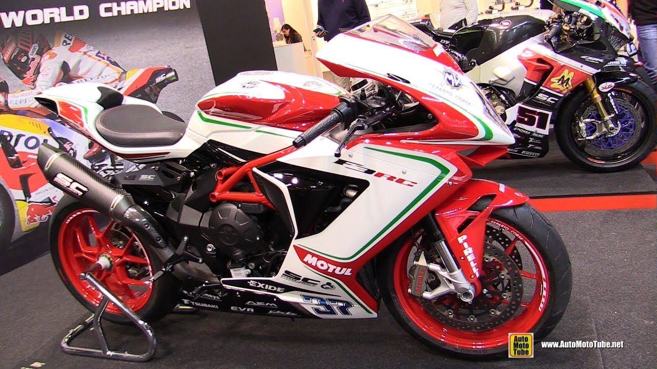 2019 MV Agusta F3 RC with SC Project Exhaust - Walkaround - 2018 