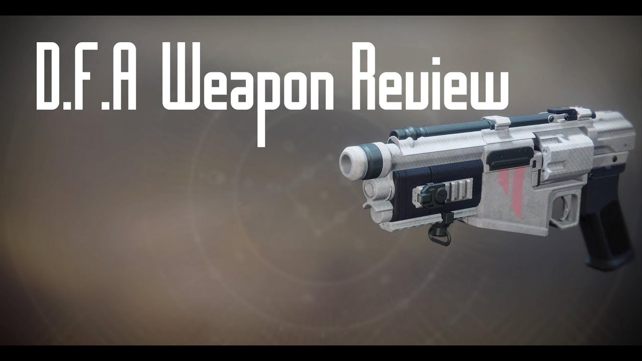 D.F.A Legendary Hand Cannon Weapon Review