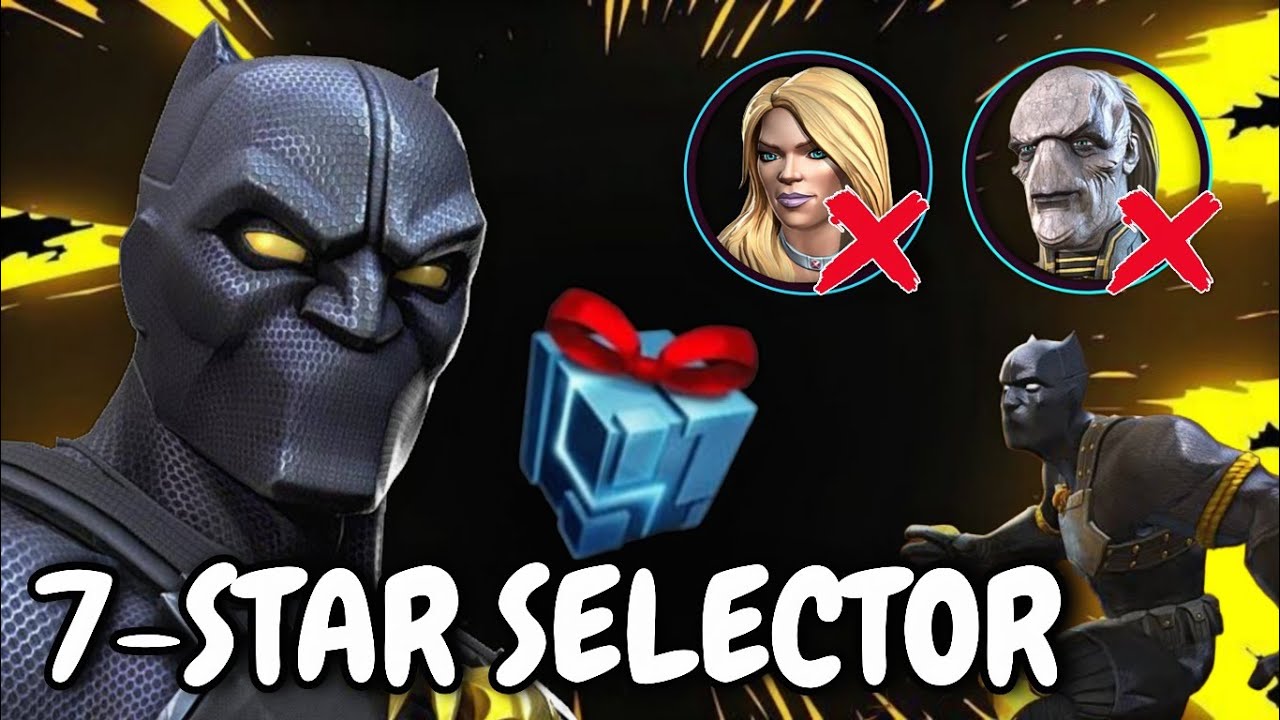 My pick in the 7-star selector! Mighty Black Panther!| MCOC
