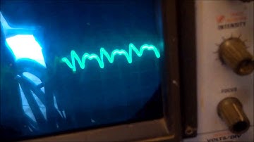 Microphone test with Oscilloscope :)