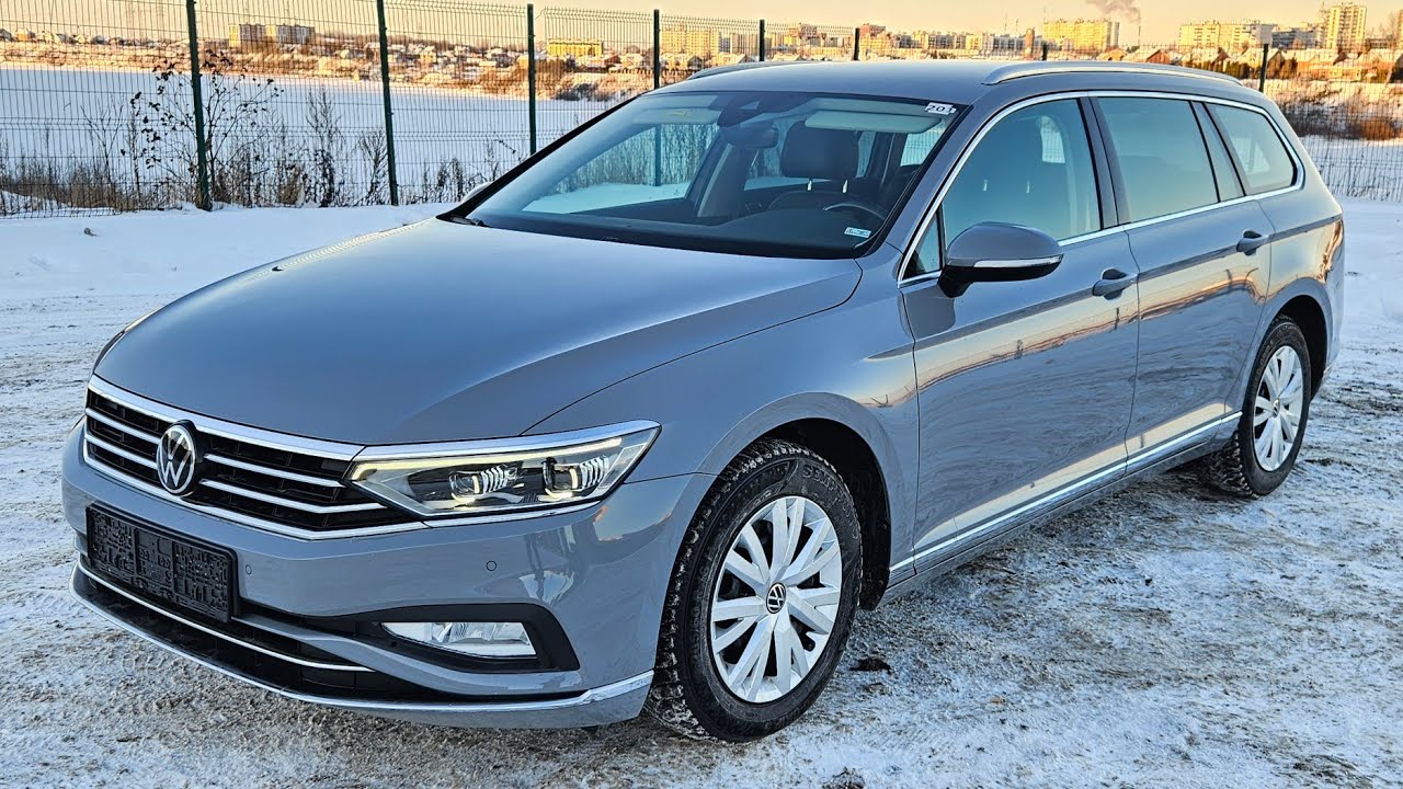 VW Passat Variant 2022 г. 1.5 TSI бензин 150 hp DSG7 DQ200. IQ.Light, Webasto, камера, кожа, массаж!