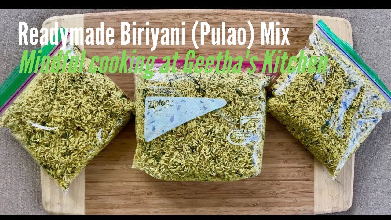 Instant Biryani Mix|Ready to cook Pulao Mix|Homemade|Readymade 