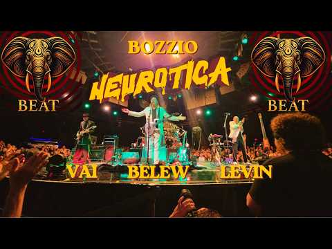 BEAT: BELEW, VAI, LEVIN, AND BOZZIO PERFORM KING CRIMSON'S "NEUROTICA" ON A ROTATING STAGE!!!