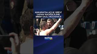 MADENCİLERE BİBER GAZLI MÜDAHALE  #meltemtv #gündem #haber #türkiye #madenci #işçi #ankara #eylem