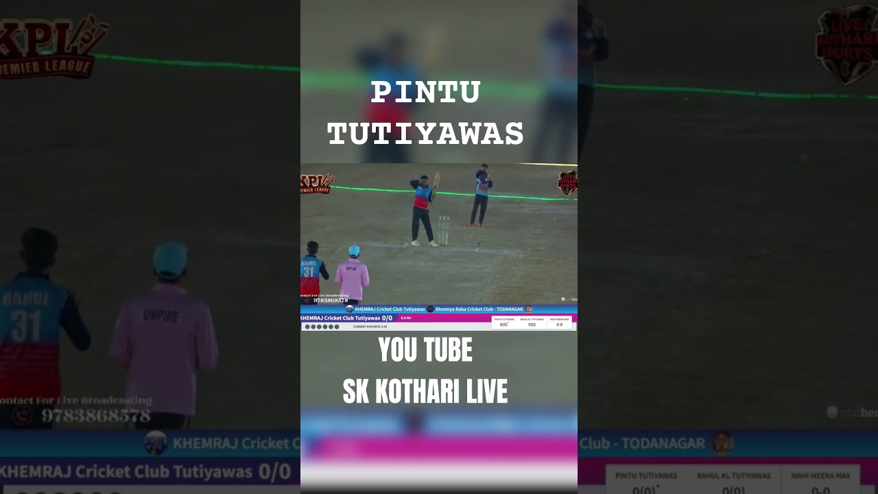 PINTU TUTIYAWAS Hard hitting six 