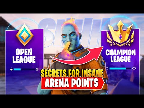 SECRET TIPS To CLIMB ARENA FAST And REACH CHAMPIONS In Fortnite Battle Royale!