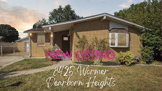 Sneak Peek! 8425 Wormer | Dearborn Heights Real Estate | 3-Bed Ranch with Finished Basement