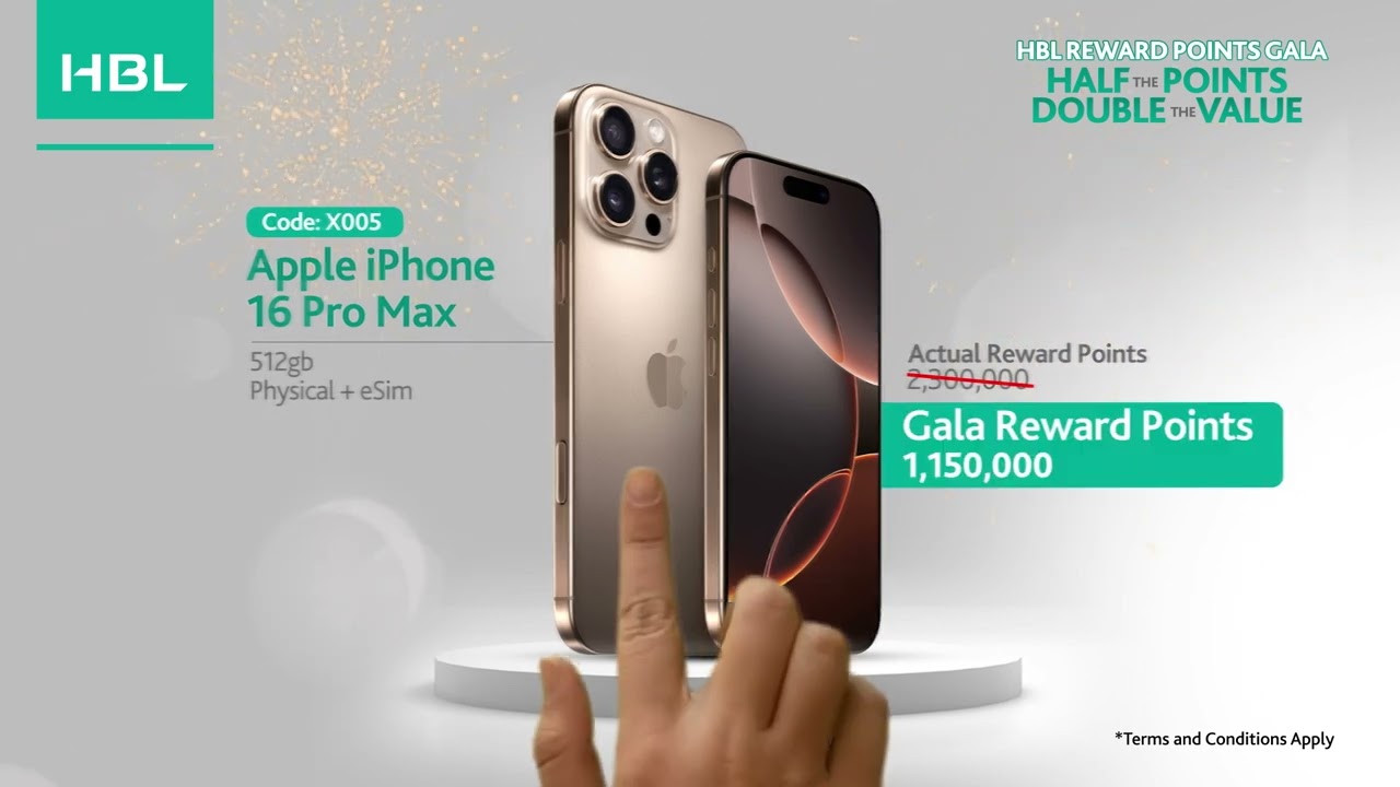 Limited Time Offer! HBL Reward Points Gala is here!