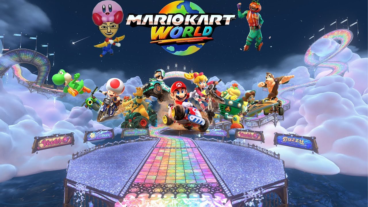 Mario Kart World:With online viewers