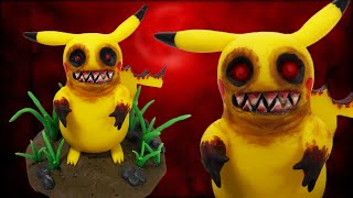 Creepypasta Pikachu.exe Tutorial Polymer Clay Porcelana Fría Plastilina