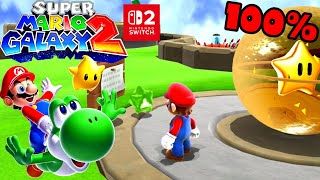 Super Mario Galaxy 2 Nintendo Switch 2 100% Walkthrough Rolling Masterpiece Galaxy
