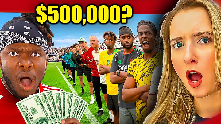 KSI's Score a Penalty… Win $500,000?! (YouTubers Are Insane)