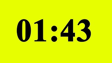 1 Minute 43 Second Timer
