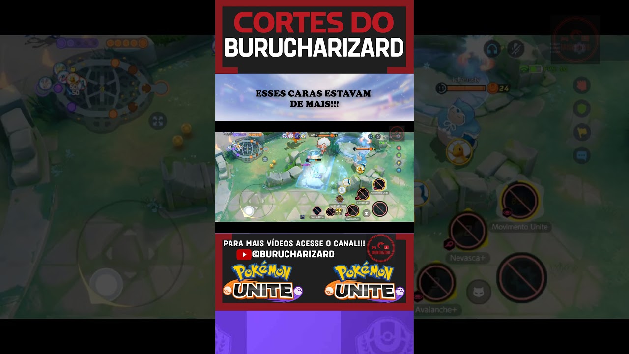 😭😭ESSES CARAS ESTAVAM DE MAIS!!! POKÉMON UNITE 