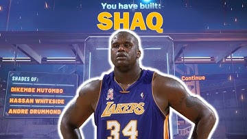 I CREATED THE BEST SHAQ BUILD IN NBA 2K21! BEST CENTER BUILD! HOW TO MAKE SHAQ! DEMIGOD CENTER BUILD