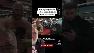 UFC Fighter Won't Perform at White House Event: "Just to Hang With the Epstein List? I'm Good"