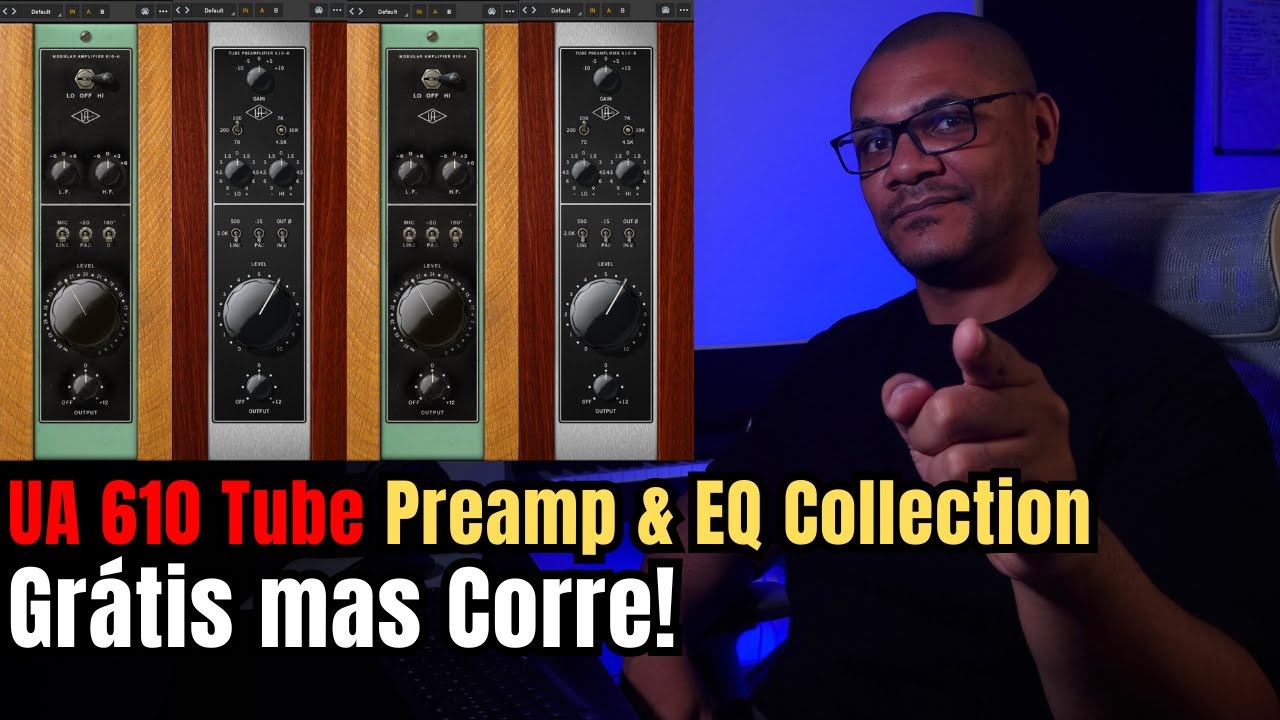 Universal Audio Liberou o UA 610 GRÁTIS! Pré-Amplificador Lendário por Tempo Limitado