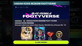 2 NEWEST FC MOBILE REDEEM CODES TODAY. CLAIM 113 FREE PLAYERS | HOW TO REDEEM FC MOBILE‼️ screenshot 5