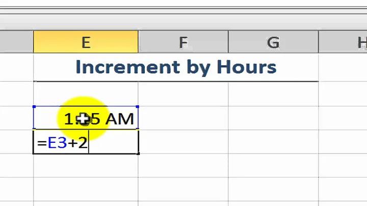 How to Use AutoFill and Excel Formulas Increment Time Intervals