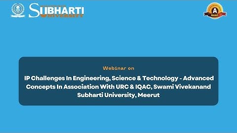 IP Challenges in Engineering, Science and Technology-Advanced Concepts