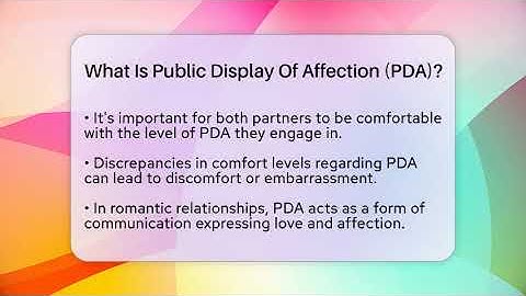 What Is Public Display Of Affection (PDA)? - The Love Workshop