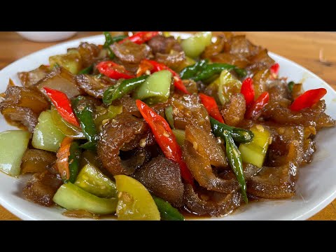 Tumis Kikil Pedas