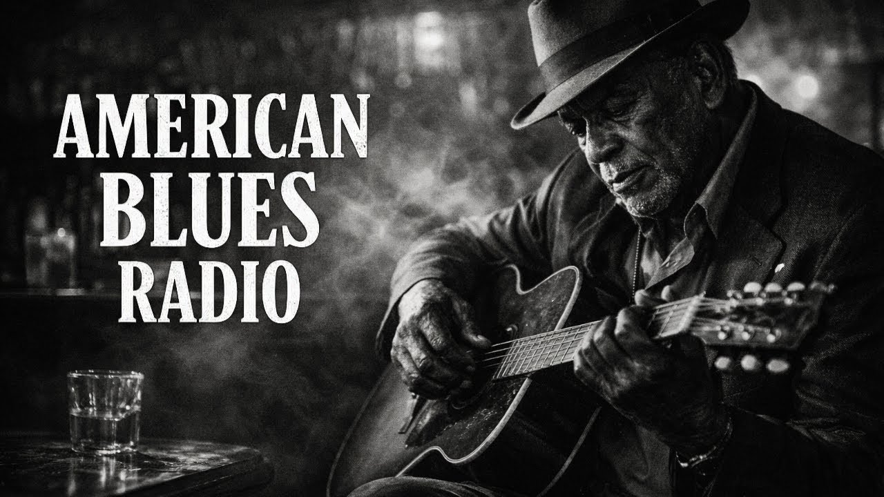 Late Night American Blues Radio – Whiskey, Smoke & Slow Guitar