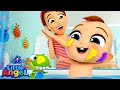 Bath Time Baby John! 🛁 Be Safe! | Little Angel Kids Songs & Nursery Rhymes