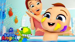 bath time baby john be safe little angel kids songs nursery