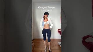 Capri pants in spring are a must #outfitinspo #capripants #springoutfits #outfitideas #ootd #outfits