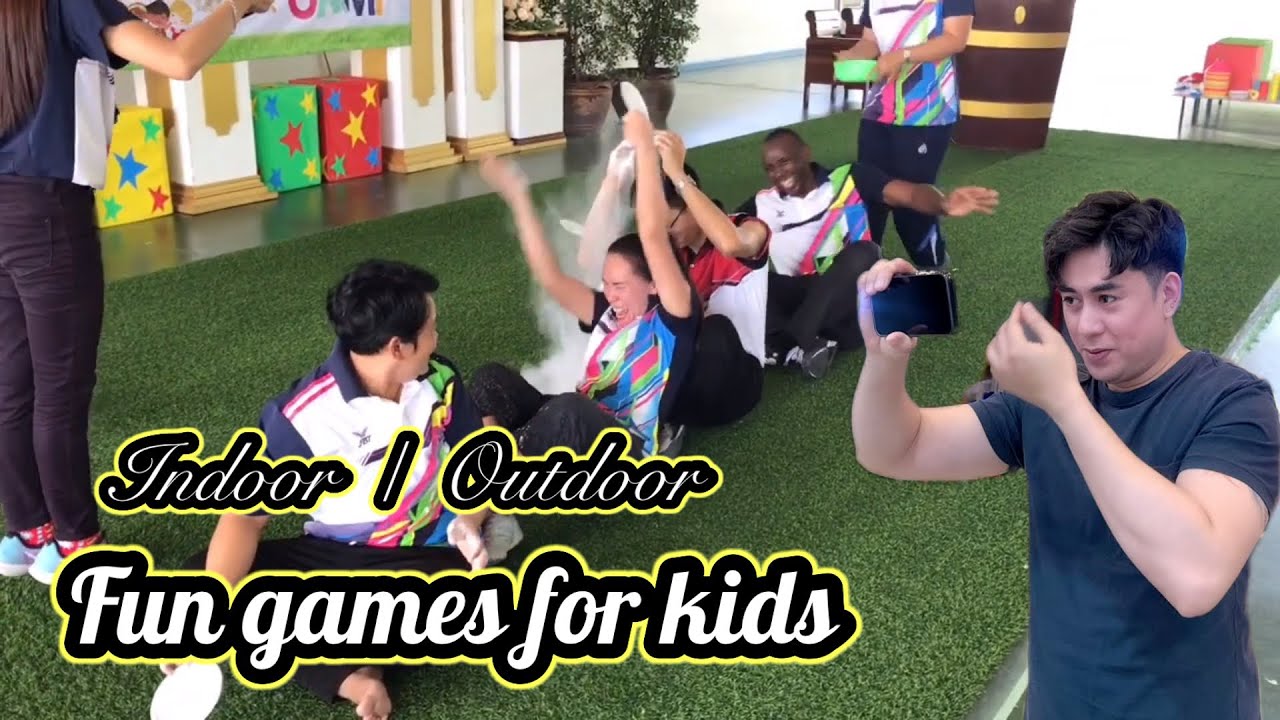 Indoor / Outdoor fun games for kid! ESL - English Camp (Thailand)