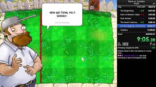 Plants vs. Zombies Any% in 3:27:59